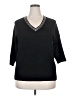 Zac & Rachel Black Pullover Sweater Size 2X - photo 1