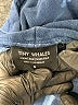 Tiny Whales 100% Cotton Blue Pullover Hoodie Size 5 - photo 3