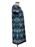 London Times Print Blue Casual Dress Size 10 - photo 4