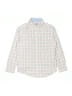 Janie and Jack 100% Cotton Checkered-gingham Ivory Long Sleeve Button-Down Shirt Size 6 - photo 1