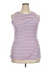 Lane Bryant White Sleeveless T-Shirt Size 18 (3) - photo 1