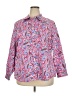 Appleseeds Paisley Pink 3/4 Sleeve Button-Down Shirt Size 20 - photo 1