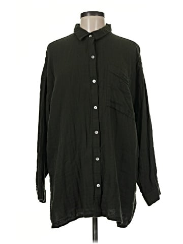 Purejill Long Sleeve Button-Down Shirt (view 1)