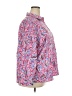 Appleseeds Paisley Pink 3/4 Sleeve Button-Down Shirt Size 20 - photo 4