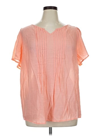 Cj Banks Short Sleeve Blouse (view 1)