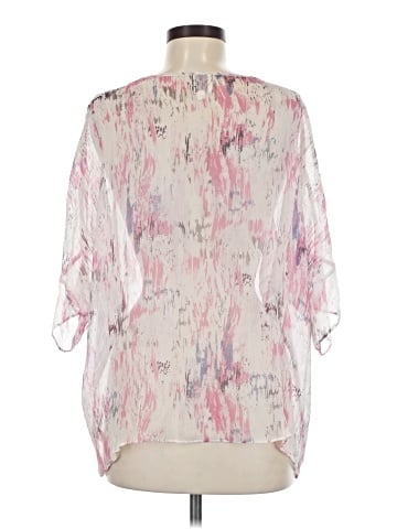Ella Moss 3/4 Sleeve Silk Top (view 2)