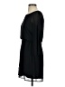 Express 100% Polyester Solid Black Casual Dress Size XS - photo 5
