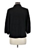 Adrianna Papell Polka Dots Black 3/4 Sleeve Blouse Size M - photo 2