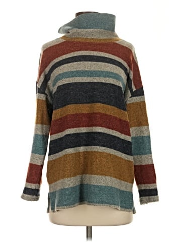 Tribal Turtleneck Sweater (view 1)