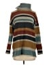 Tribal Stripes Brown Turtleneck Sweater Size S (petite) - photo 1