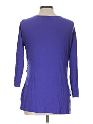 New York & Company 3/4 Sleeve T-Shirt (view 2)