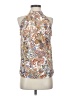 Shein 100% Polyester Paisley Ivory Sleeveless Blouse Size 4 - photo 1