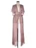 Lulus 100% Polyester Pink Tan Swimsuit Cover Up Size XL - photo 1