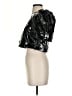 Rhode 100% Polyurethane Black 3/4 Sleeve Blouse Size S - photo 5