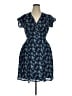 Reistor Paisley Blue Casual Dress Size XL - photo 1