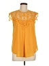 Unbranded 100% Polyester Yellow Sleeveless Blouse Size M - photo 1