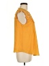 Unbranded 100% Polyester Yellow Sleeveless Blouse Size M - photo 4