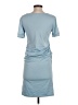 Unbranded Solid Blue Casual Dress Size S - photo 2