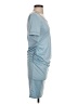 Unbranded Solid Blue Casual Dress Size S - photo 4