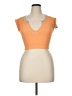 Out From Under Orange Short Sleeve Top Size XL - photo 1
