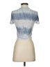 Good Luck Gem Blue Short Sleeve Turtleneck Size S - photo 2
