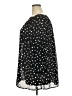 Ellos 100% Polyester Polka Dots Black 3/4 Sleeve Blouse Size 26 - photo 5