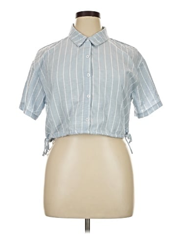 No Comment Short Sleeve Blouse (view 1)