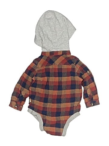 Me and Henry Long Sleeve Onesie (view 2)