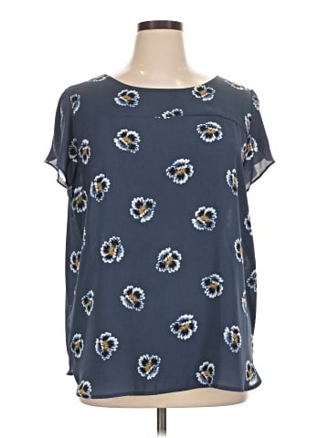 Ann Taylor LOFT Short Sleeve Blouse (view 1)