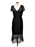 Kay Unger Solid Black Cocktail Dress Size 12 - photo 2
