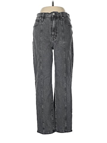Madewell The Perfect Vintage Straight Jean in Meaford Wash: Seamed Edition (view 1)