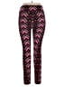 Lularoe Print Black Pink Leggings Size 1X (Tall & Curvy) - photo 2