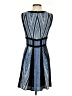 BCBGMAXAZRIA 100% Polyester Graphic Blue Casual Dress Size 4 - photo 2