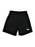 Puma 100% Polyester Solid Black Athletic Shorts Size Medium youth - Large youth - photo 1