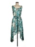 Studio M 100% Polyester Paisley Teal Cocktail Dress Size 6 - photo 1