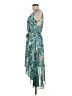 Studio M 100% Polyester Paisley Teal Cocktail Dress Size 6 - photo 5