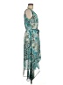 Studio M 100% Polyester Paisley Teal Cocktail Dress Size 6 - photo 4