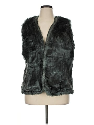 Denim 24/7 Faux Fur Vest (view 1)