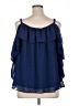 Boutique + 100% Polyester Blue Sleeveless Blouse Size 1X Plus - photo 2