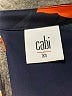CAbi 100% Polyester Orange Sleeveless Blouse Size XS - photo 7