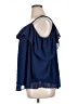 Boutique + 100% Polyester Blue Sleeveless Blouse Size 1X Plus - photo 5