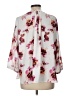 NYDJ 100% Polyester Floral Ivory 3/4 Sleeve Blouse Size L - photo 2