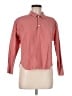 Alex Mill Stripes Red Long Sleeve Blouse Size M - photo 1