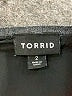 Torrid Gray 3/4 Sleeve Top Size 2X Plus (2) - photo 7