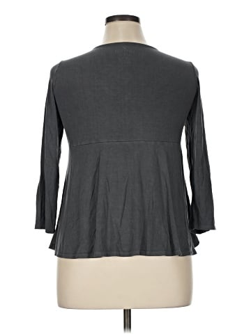 American Eagle Outfitters 3/4 Sleeve Blouse (view 2)