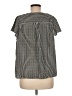 Vineyard Vines 100% Polyester Houndstooth Black Short Sleeve Blouse Size M - photo 2