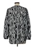 NYDJ Silver Long Sleeve Blouse Size L - photo 2