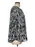NYDJ Silver Long Sleeve Blouse Size L - photo 4