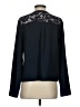 Esley 100% Polyester Black Long Sleeve Blouse Size S - photo 2