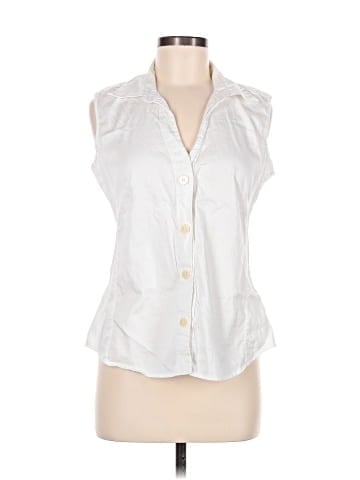 Banana Republic Factory Store Sleeveless Button-Down Shirt (view 1)